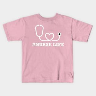 Nurse Life large Kids T-Shirt